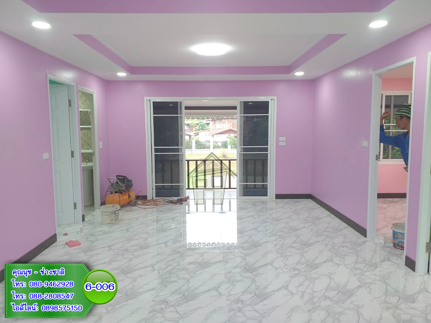 6-006 บ้านน็อคดาวน์ - บ้านหลังใหญ่ - ทรงมะนิลา