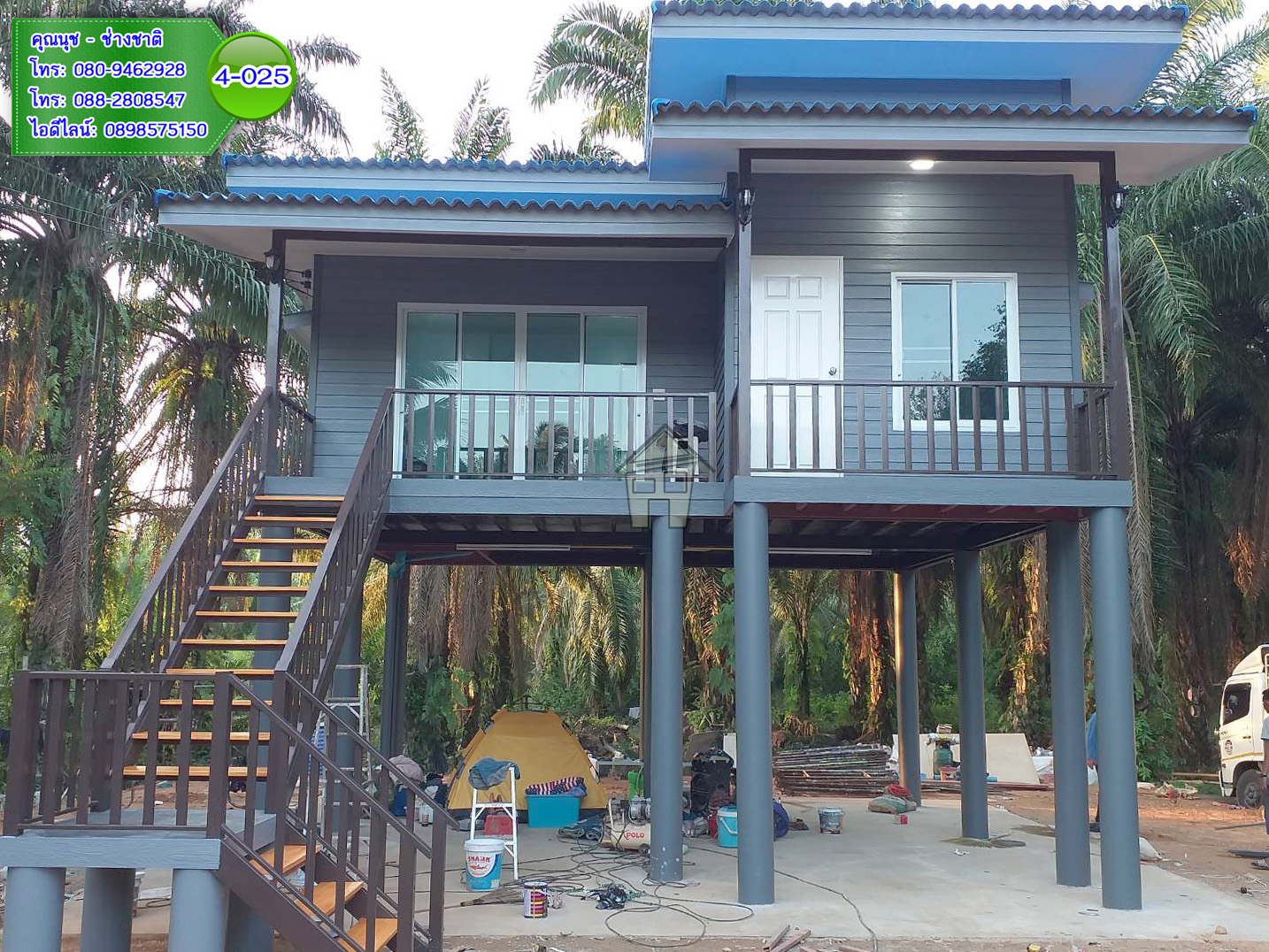 4-025 บ้านน็อคดาวน์ ทรงโมเดิร์น