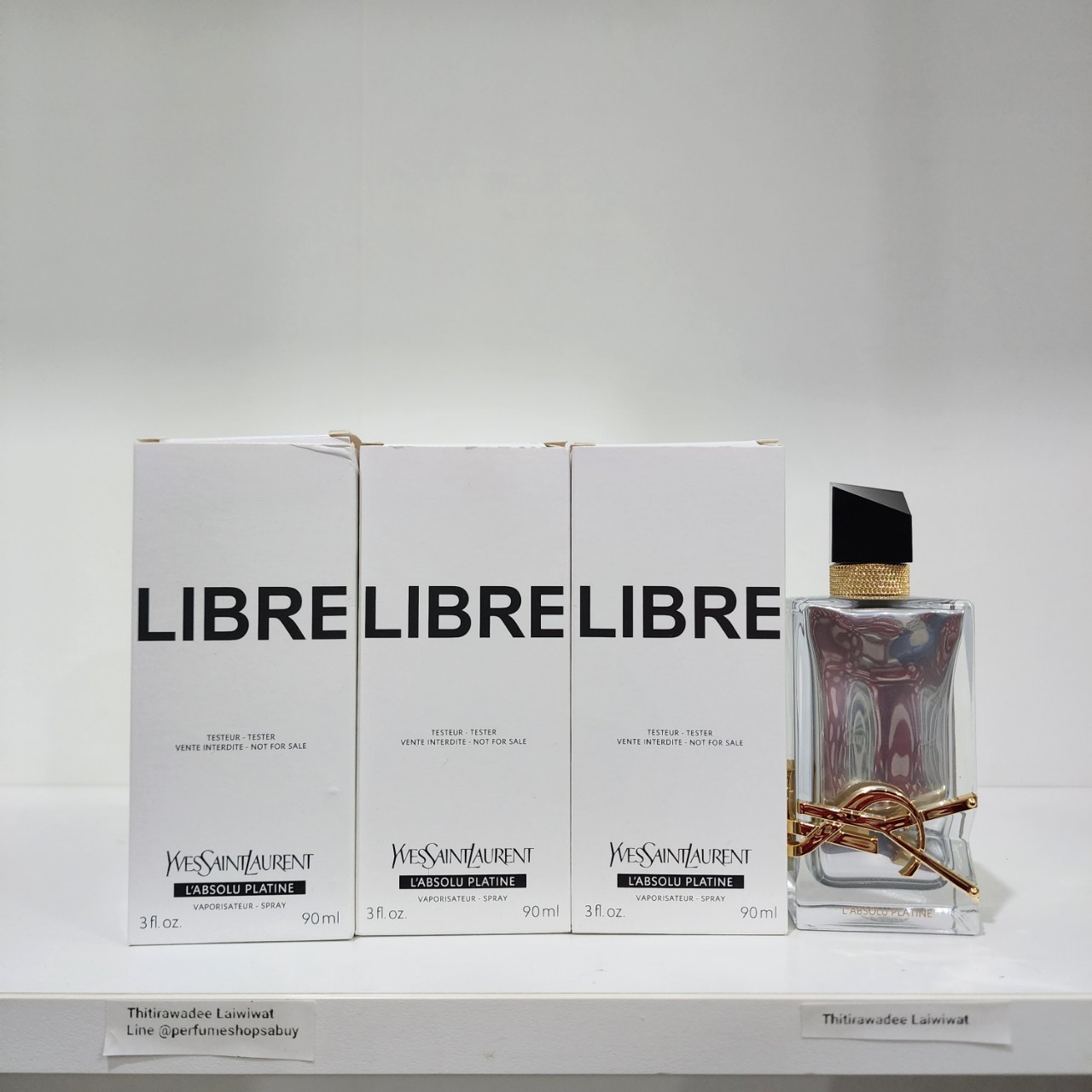 น้ำหอมแท้ YSL LIBRE L'Absolu Platine EDP 90 ml Tester