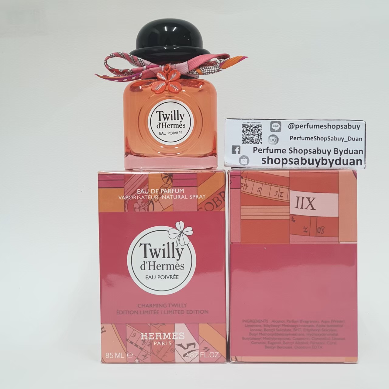 น้ำหอมแท้แบ่งขาย Hermes Twilly Eau Poivrèe Limited Edition EDP 💕Travel Size #แบบทดลอง