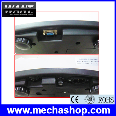 เครื่องชั่งดิจิตอล เครื่องชั่งแม่นยำสูง ตาชั่งดิจิตอล ชั่งได้ 10kg/0.1g, 10kg/1g, 20kg/0.1g, 20kg/1g ยี่ห้อ WANT Digital Scale Balance Weight มีพอร์ท RS232
