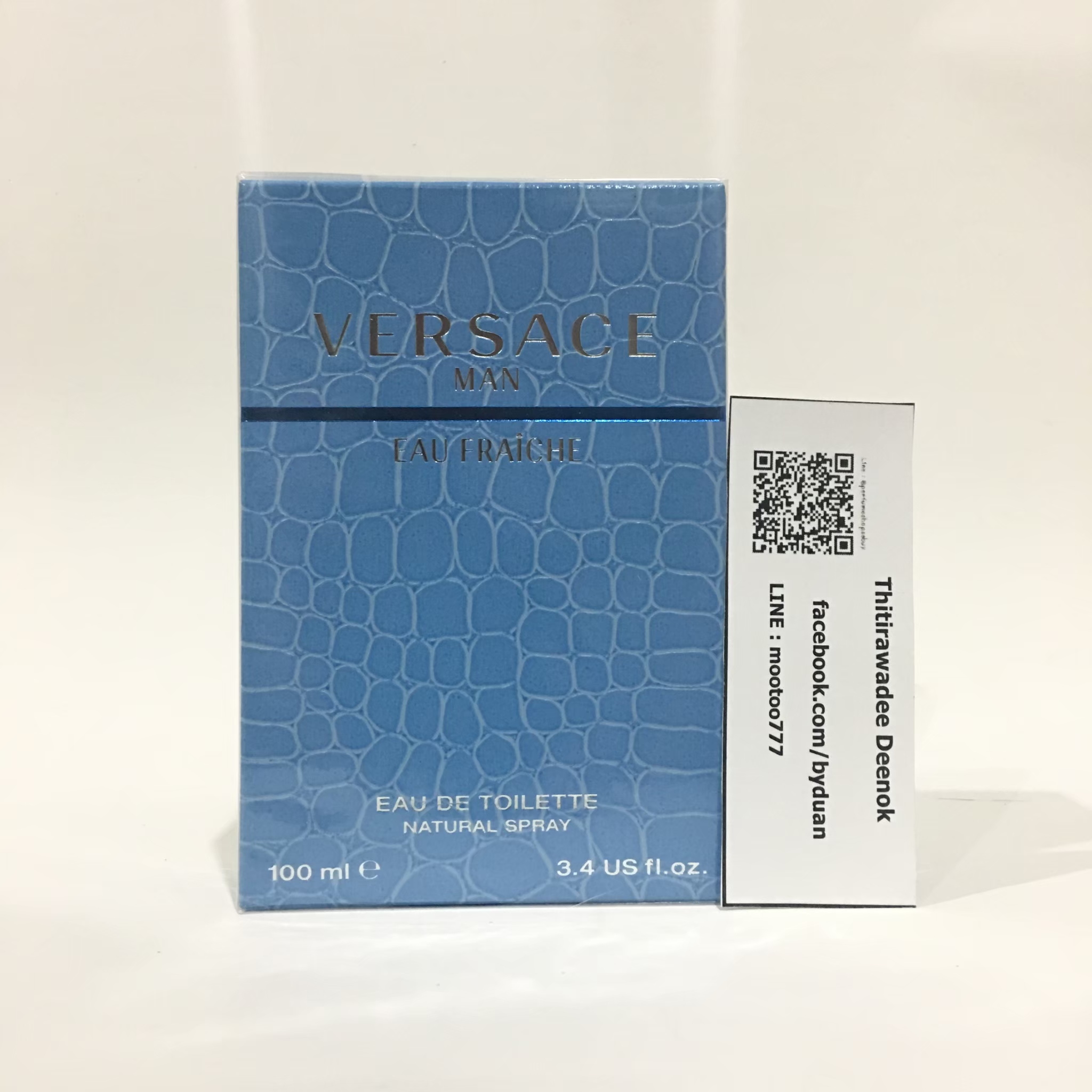 น้ำหอมแท้ Versace Man Eau Fraiche EDT 100ml กล่องซีล