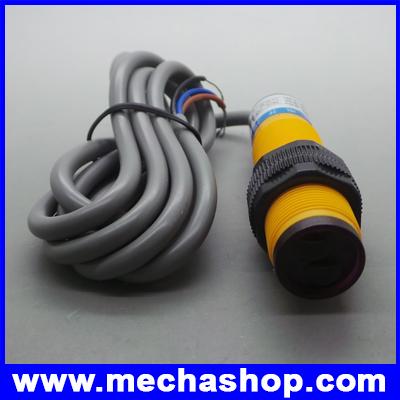 โฟโต้อิเล็กทริคเซนเซอร์ โฟโต้สวิตซ์เซนเซอร์ Photoelectric switch sensor 7-30cm E18-BO3N1 NPN NO แรงดัน 6-36Vdc 300mA