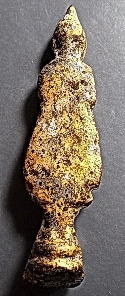 พระกรุวัดเลียบ สะพานพุทธ กทม. ปางยืนห้ามสมุทร เนื้อตะกั่ว มีทองเดิมๆ