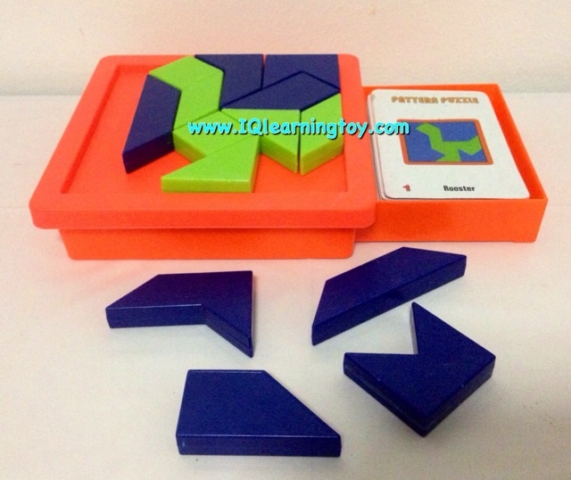 CREATIVE-Pattern Puzzle B เกมฝึกไอคิว ชุดบล็อคเหลี่ยม 5+ เกมฝึกการวาางพื้นฐานความคิด ฝึกสมองและความคิดสร้างสรรค์ ส่งฟรีค่ะ