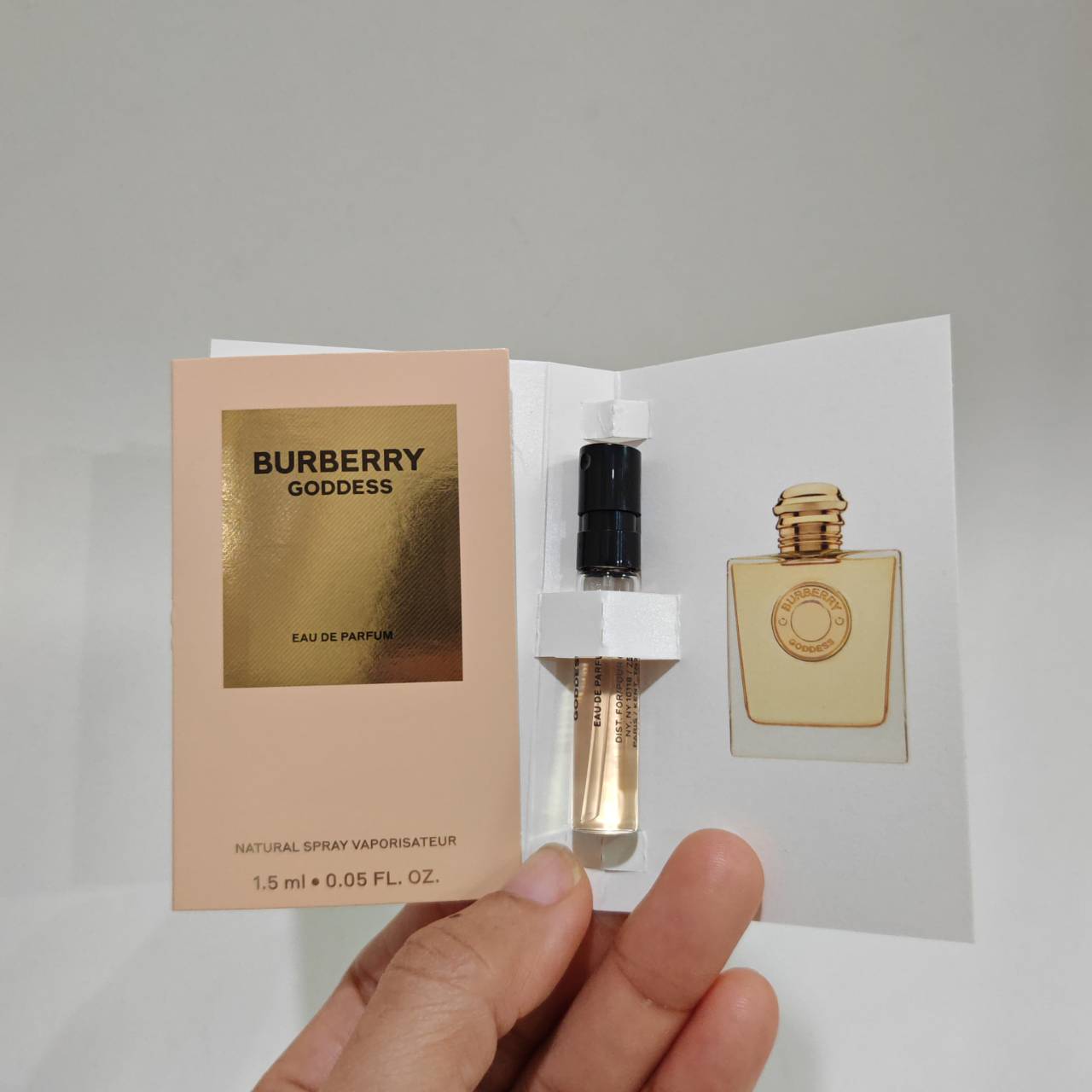 น้ำหอมไวออลหลอดทดลอง Burberry Goddess EDP ไวออล 1.5ml Spray Sample Vial แบบหลอดทดลอง น้ำหอมไวออลแบบหลอด