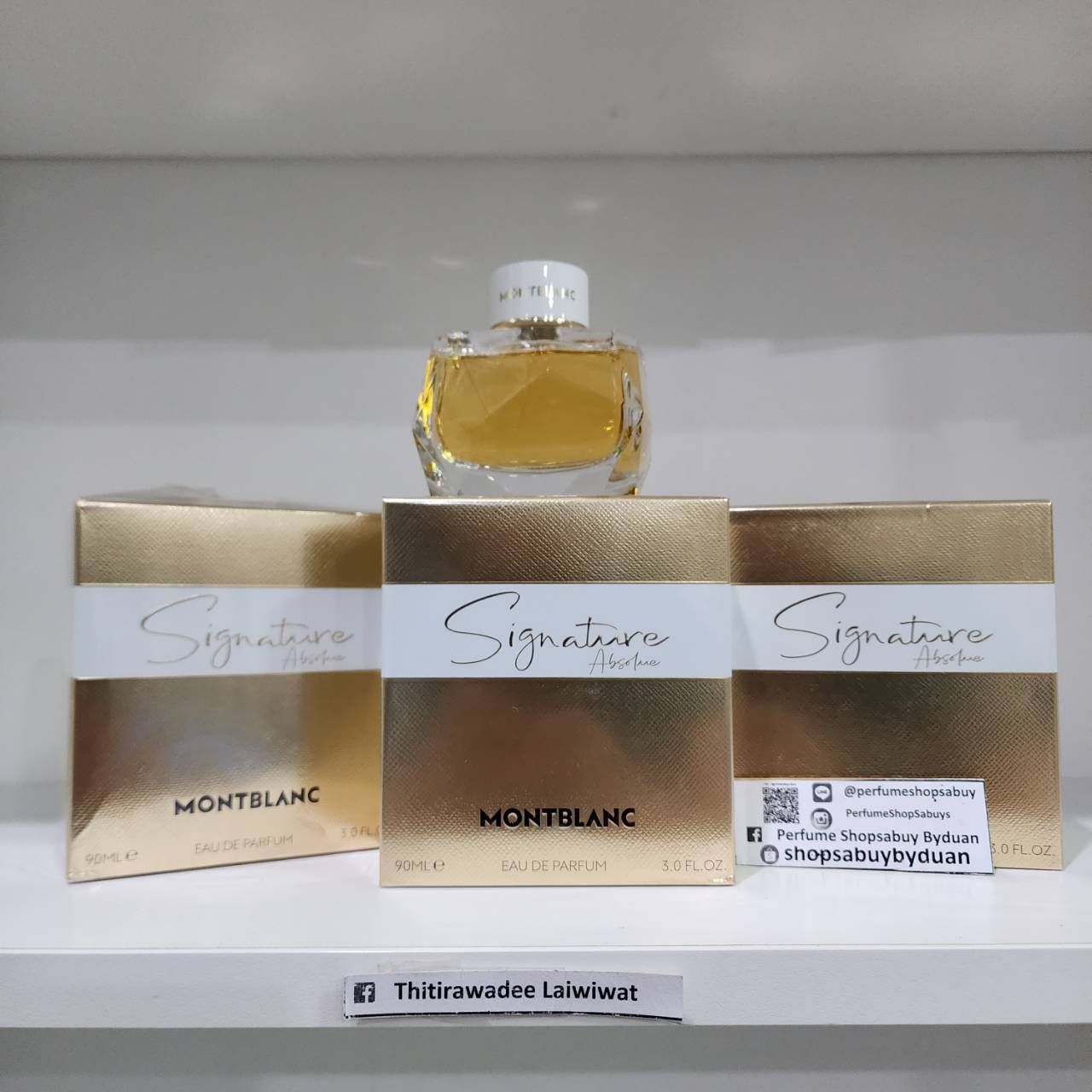 น้ำหอมแท้ MontBlanc Signature Absolue Eau de Parfum 90ml กล่องซีล