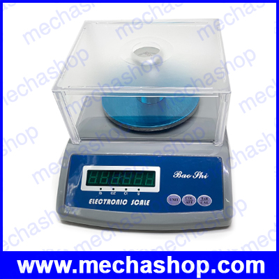 เครื่องชั่งความละเอียดสูง เครื่องชั่งห้องแลป มีฝาครอบถาดชั่ง ชั่งได้ Precision Scale 1000g/0.01g, 2000g/0.01g, 3000g/0.01g (ไม่มีแบตสำรอง)