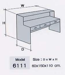 โต๊ะเคาน์เตอร์ รุ่น 6111