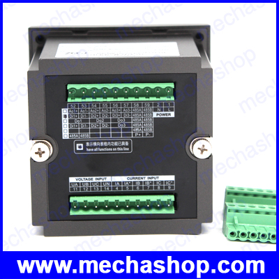 มิเตอร์วัดกำลังไฟฟ้า วัดการใช้พลังงานไฟฟ้า 3 เฟส Power quality Analyzer, PF, KWh, Amp, Voltage, Watt meter