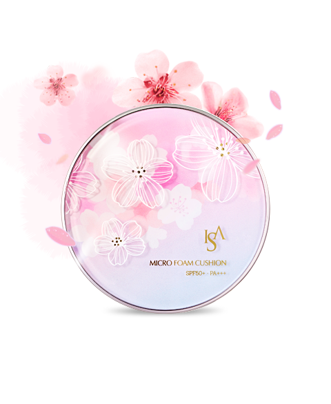 Isa Knox Limited Edition Micro Foam Cushion Silk Cover (38,000won)