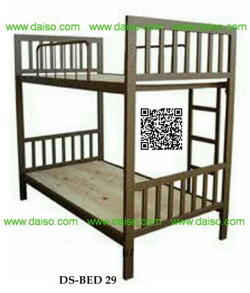 ขายเตียงนอนเหล็ก2ชั้น เตียงเหล็ก2ชั้น ขนาด 3.5 ฟุต_DS BED-29