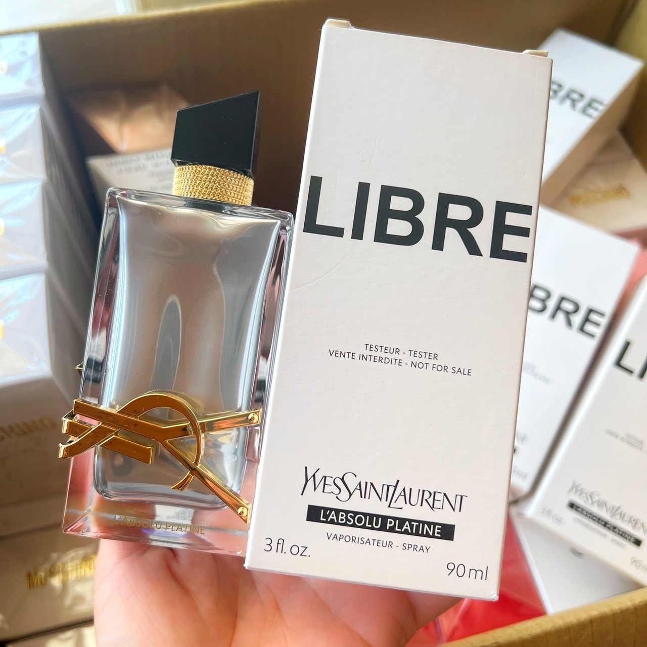น้ำหอมแท้ YSL LIBRE L'Absolu Platine EDP 90 ml Tester