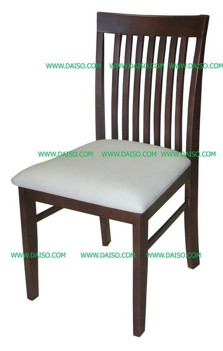 เก้าอี้ไม้ยางพารา เก้าอี้ไม้ยาง เก้าอี้อาหาร เก้าอี้ร้านอาหาร_DPC-014