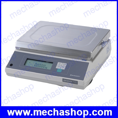 เครื่องชั่งดิจิตอลตั้งโต๊ะ เครื่องชั่งละเอียดสูง ชั่งได้ 22kg/32kg/52kg ความละเอียด 0.1g/1g จานชั่งสแตนเลส ขนาด354x250mm ยี่ห้อ SHIMADZU (ญี่ปุ่น)