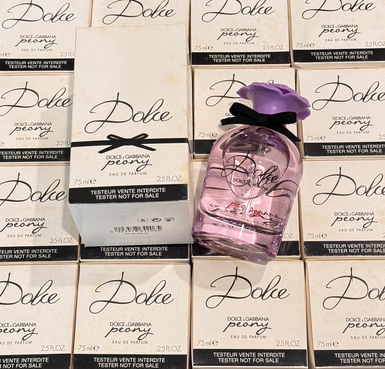 น้ำหอมแท้ D&G Dolce & Gabbana Dolce Peony 75ml กล่องเทสเตอร์