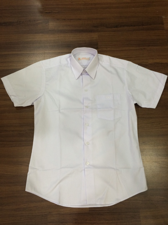 เสื้อเชิ๊ตแขนสั้น นักศึกษาชาย