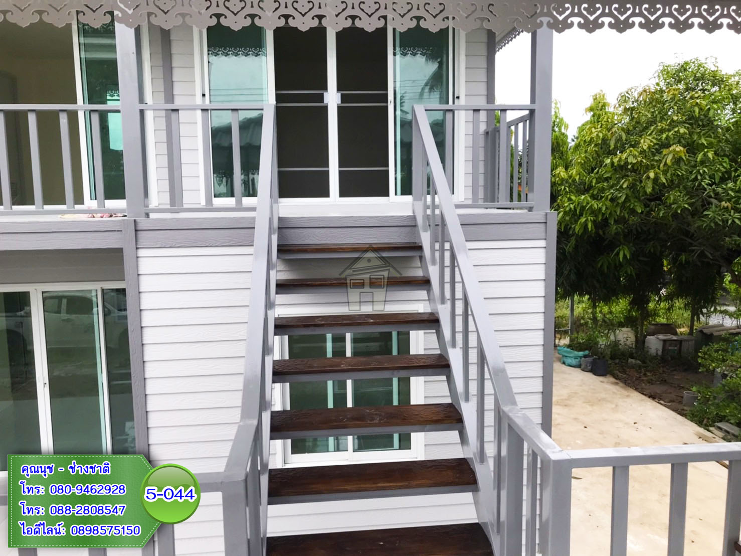 5-044 บ้านน็อคดาวน์ - บ้านหลังใหญ่ - ทรงมะนิลา