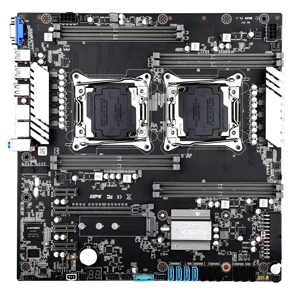 Set JINGSHA X99 Dual CPU + E5-2620 v3
