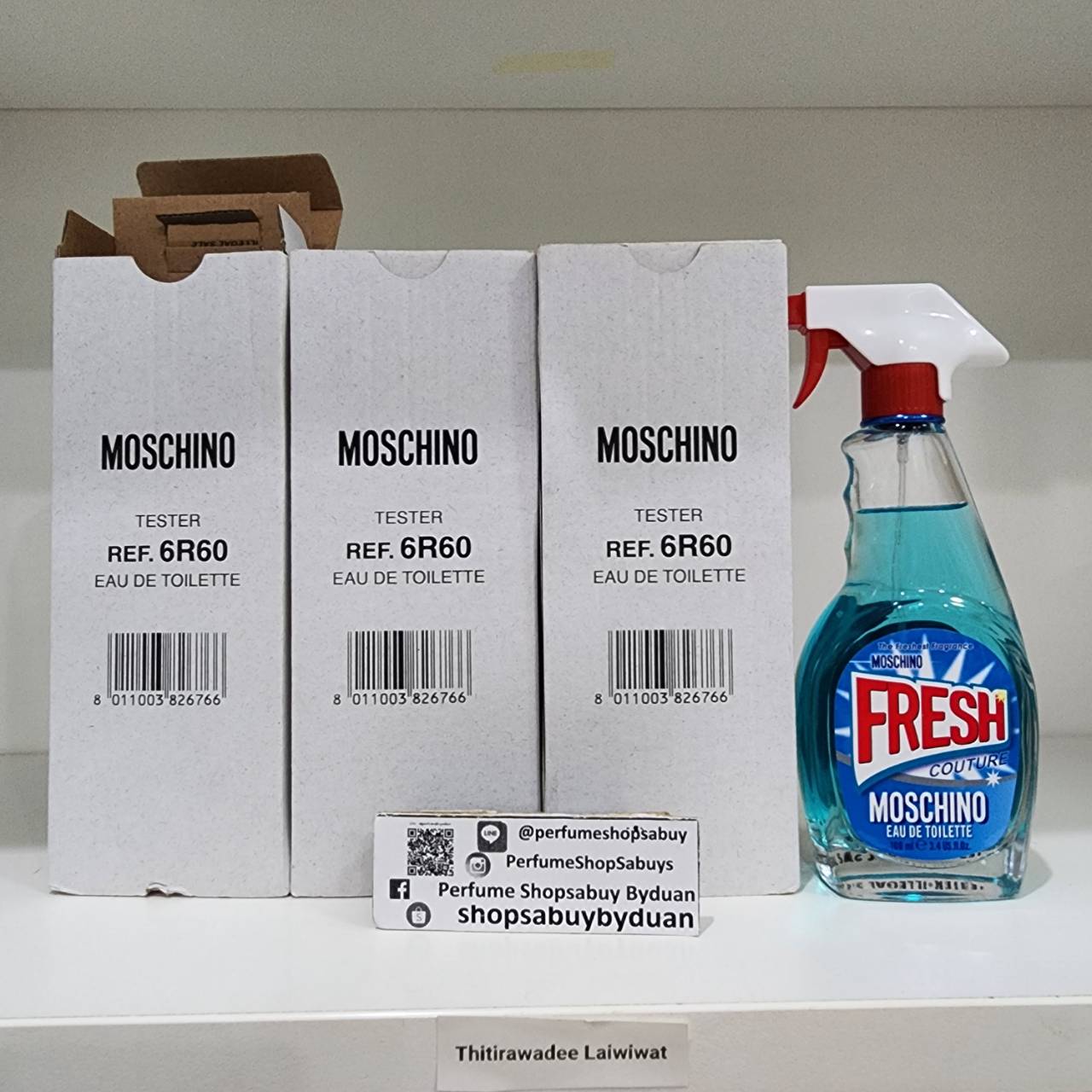 น้ำหอมแท้ Moschino Fresh Couture (Eau De Toilette) 100ml กล่องเทสเตอร์