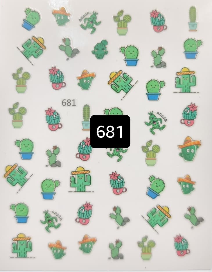 สติ๊กเกอร์แต่งเล็บ รูปต่างๆ