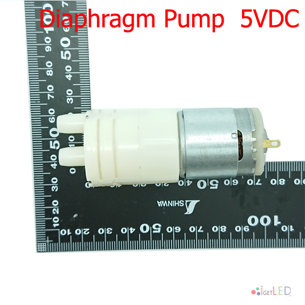 ปั๊มไดอะแฟรม ดูดและเป่า น้ำ และ ลม ขนาด 5VDC