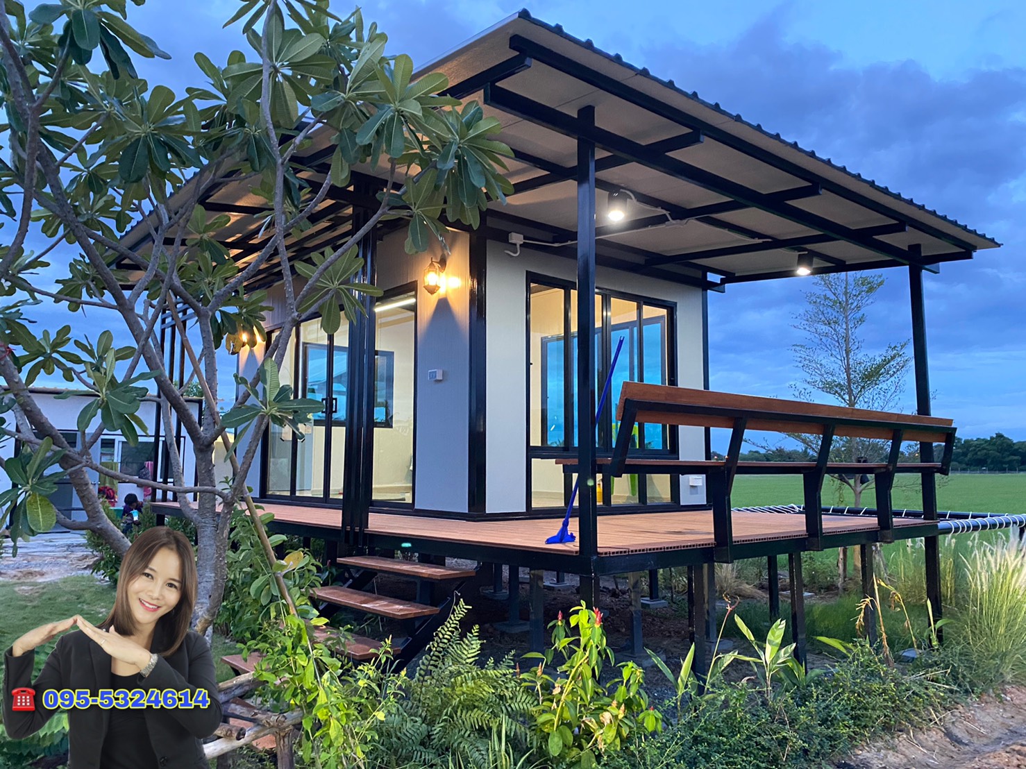 ออฟฟิศสำเร็จรูป บ้านสำเร็จรูป 3.00x5.00เมตร