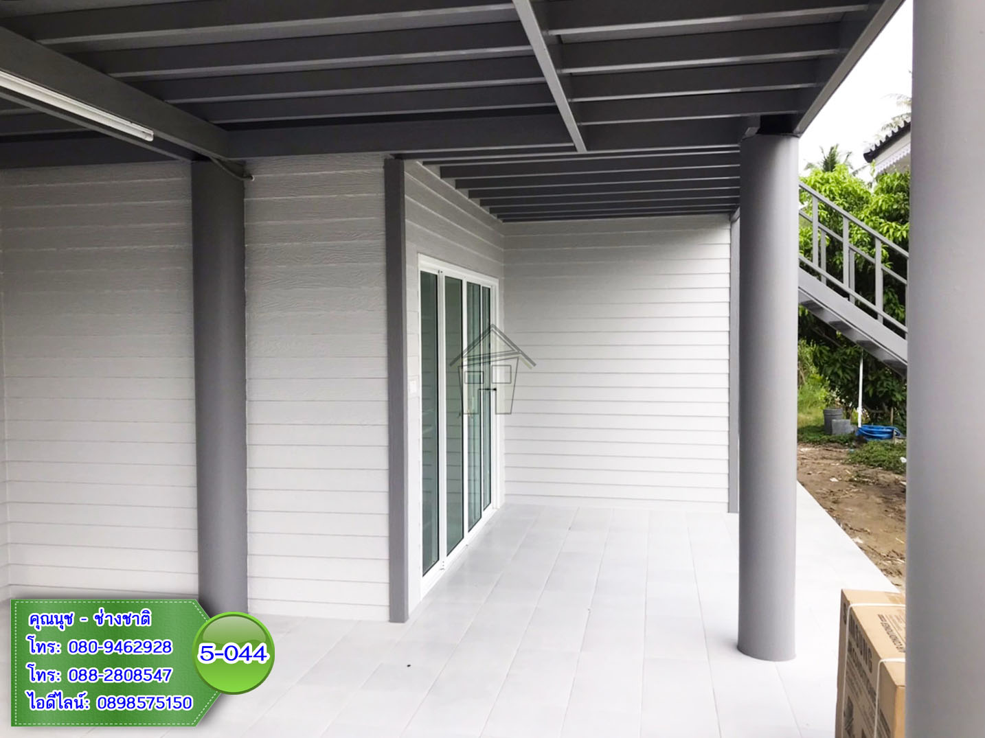 5-044 บ้านน็อคดาวน์ - บ้านหลังใหญ่ - ทรงมะนิลา