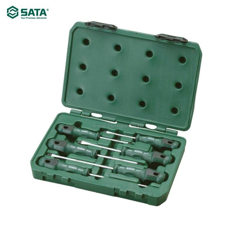 SATA 09309 ชุดไขควง 6 ชิ้น/ชุด T-series Set ซาต้า