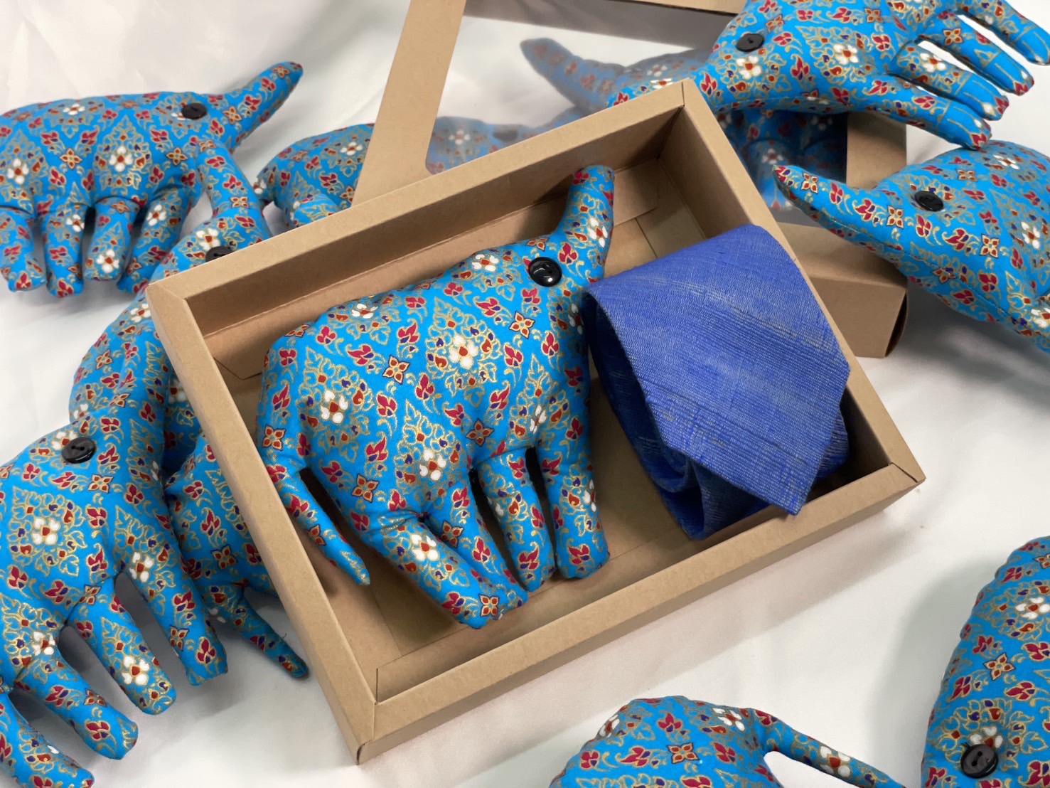 สั่งผลิตตุ๊กตาช้าง (ไม่รวมผ้า) ขนาด 17x11ซม. จำนวน 30 ตัว รหัส RNB-ST