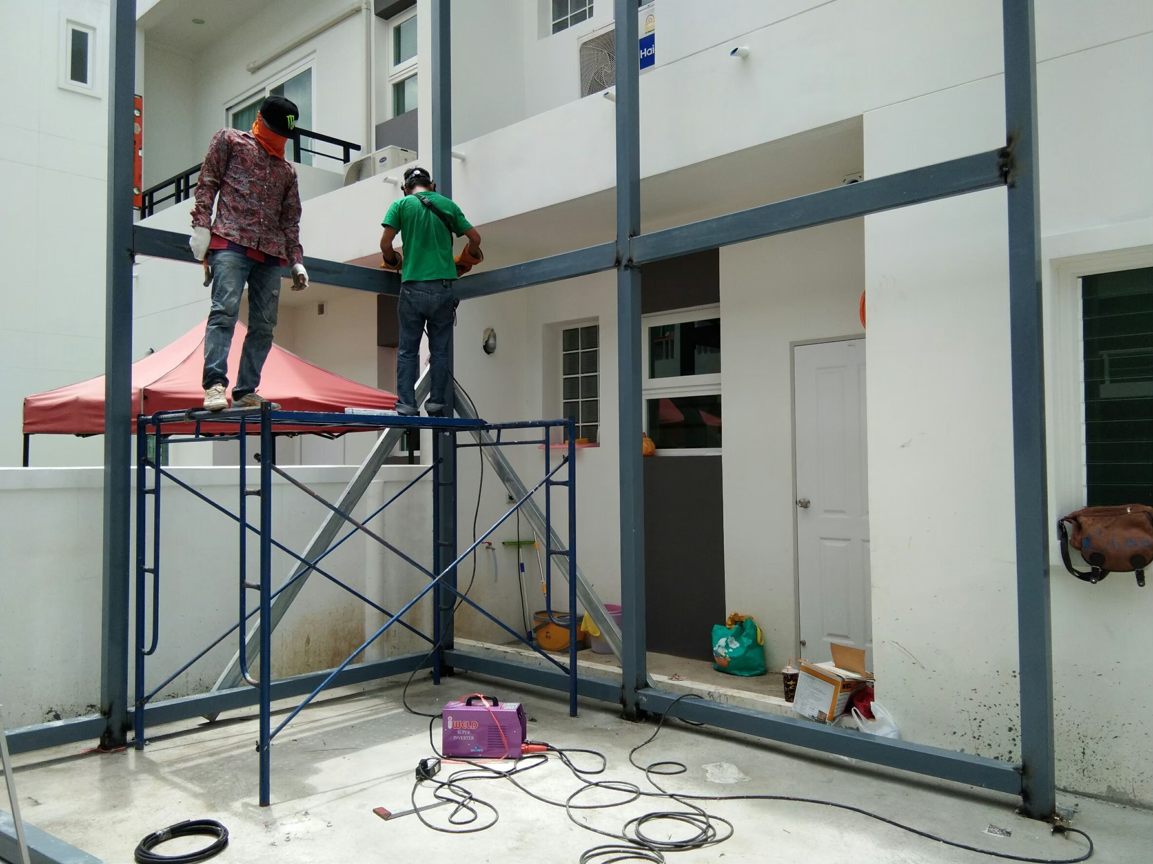 ออฟฟิศสำเร็จรูป 2 ชั้น ขนาด4.00x8.00 เมตร