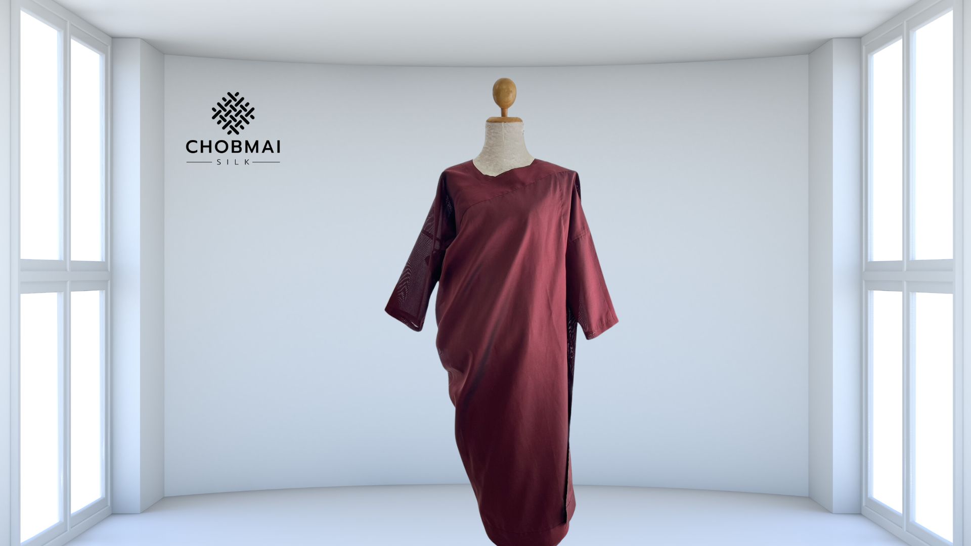 สั่งตัด (ไม่รวมผ้า) ชุดปฏิบัติธรรม ชุดแม่ชี เซ็ท4ชิ้น CUT-ST03026701