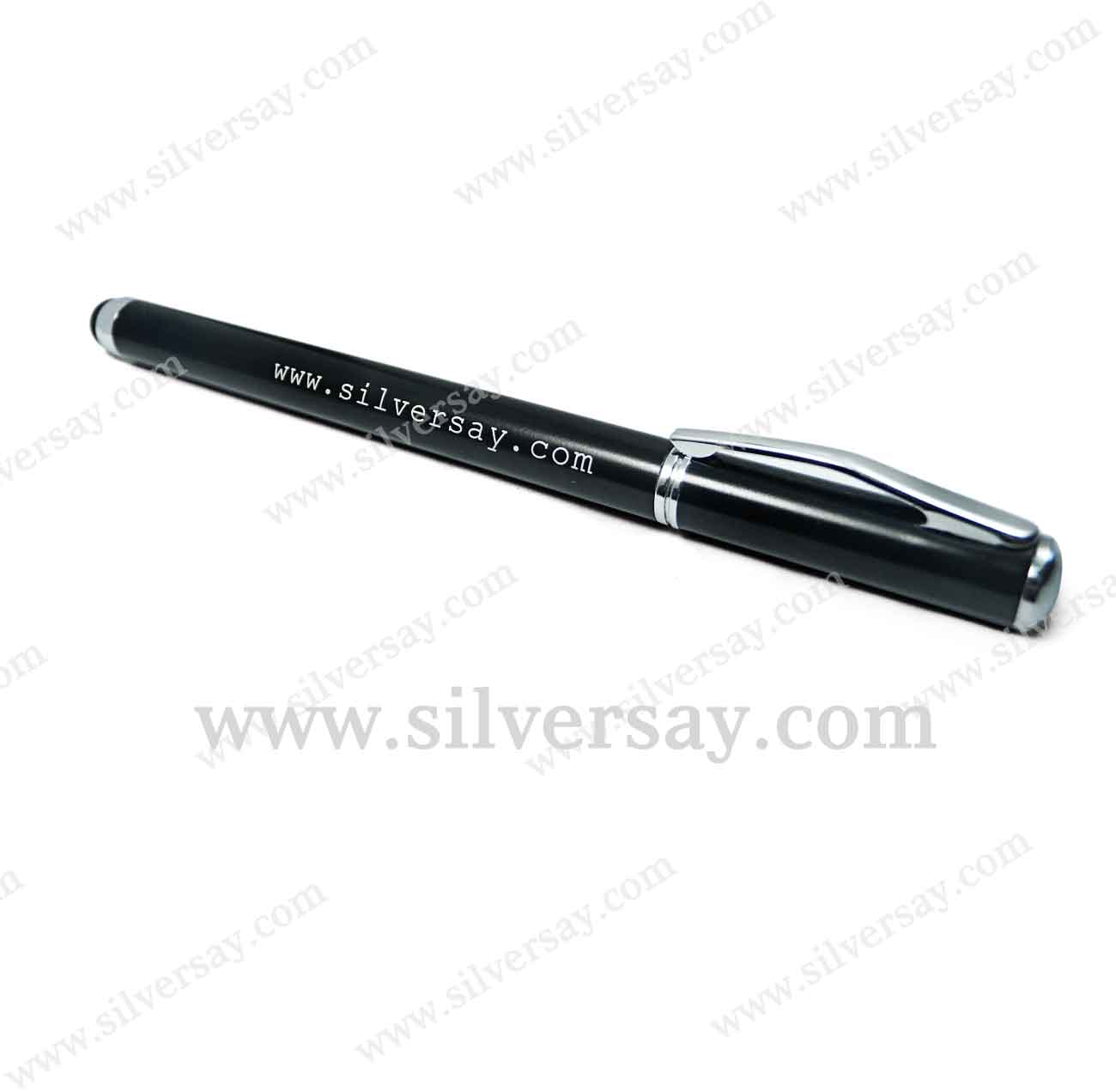 สลักชื่อ "www.silversay.com" บนปากกา iPhone & iPad