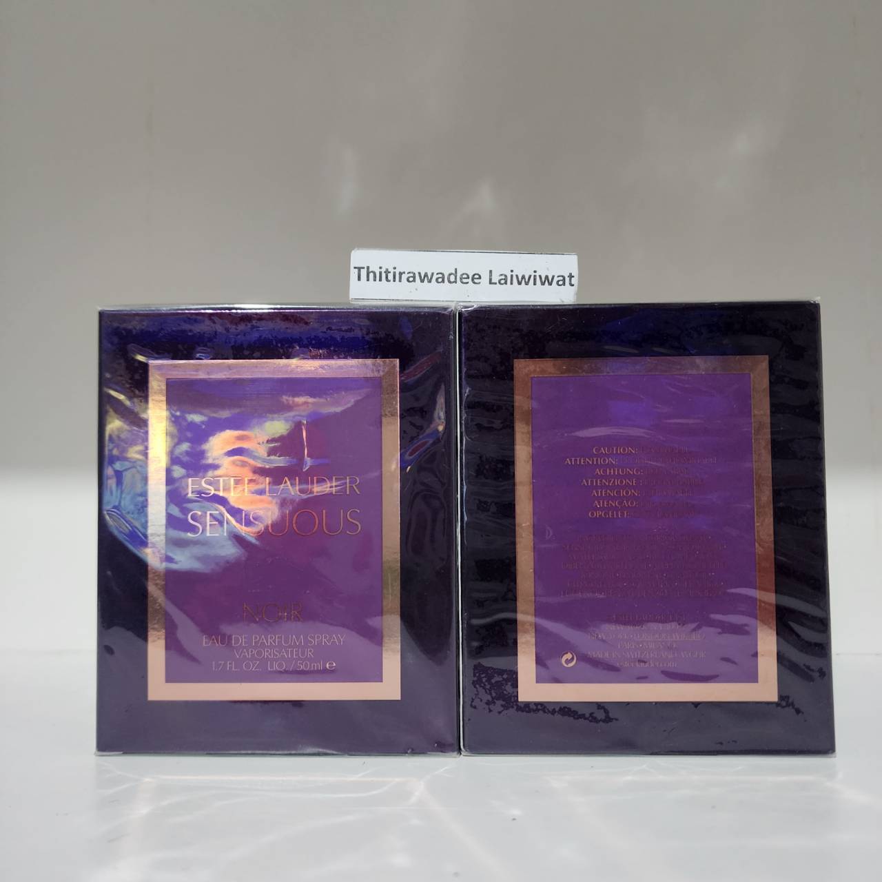 Estee Lauder Sensuous Noir 50ml กล่องซีลป้ายไทยปี 7/53 น้องเลิกผลิตแล้วหายาก เก่าเก็บกลิ่นปกติ