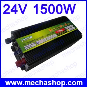 อินเวอร์เตอร์ พร้อมระบบชาร์ทแบตเตอรี่สำรองไฟดับ Power Inverter uninterruptible power source 24V 1500W UPS