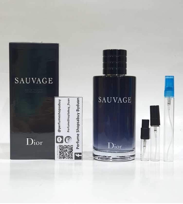 น้ำหอมแท้แบ่งขาย Christian Dior Sauvage EDT for men 💕Travel Size แบบทดลอง