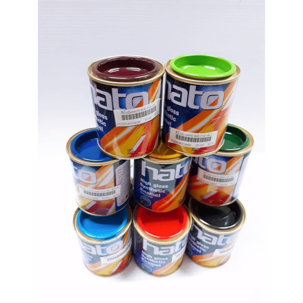 สีน้ำมัน HATO ขนาด 200ml