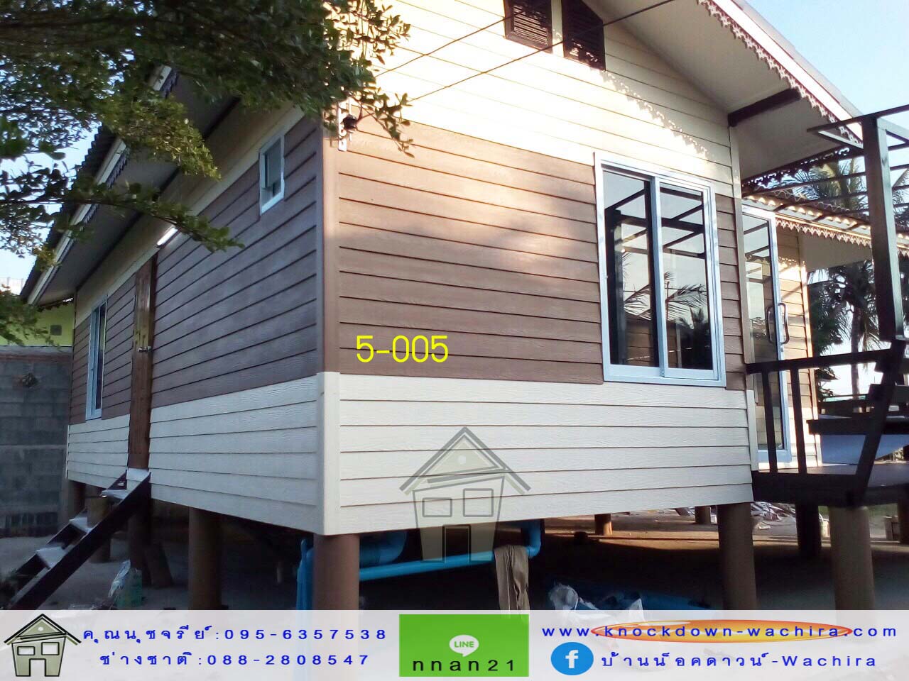 บ้านน็อคดาวน์ราคาถูก,บ้านสําเร็จรูป,บ้านไม้,บ้านน๊อกดาวน์,แบบบ้านน๊อกดาวน์,บ้านราคาถูก,knockdown-wachira