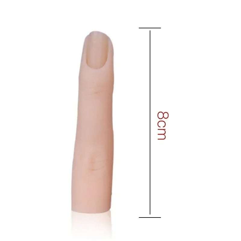 นิ้วซิลิโคน นิ้วยางฝึกทำเล็บ ฝึกต่อเล็บ บิดงอได้