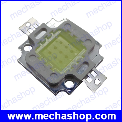 ชิป LED DIY 10W Cold White High Power Epistar(Taiwan) 900-1000LM 9.5-11V 35mil แสงสีขาวอมฟ้า Cold White 20000K