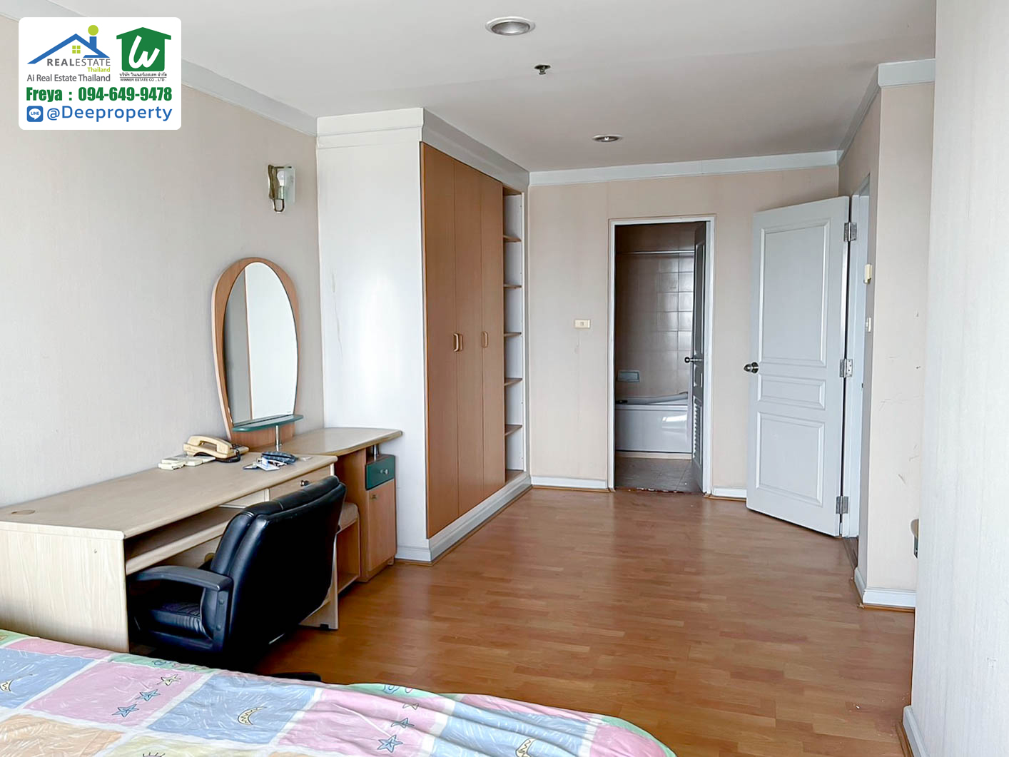 🌆 ให้เช่าคอนโดหรู ใจกลางสุขุมวิท📍Waterford Diamond Condominium ห้องใหญ่ 3 ห้องนอน สุขุมวิท 30/1 ชั้น 38