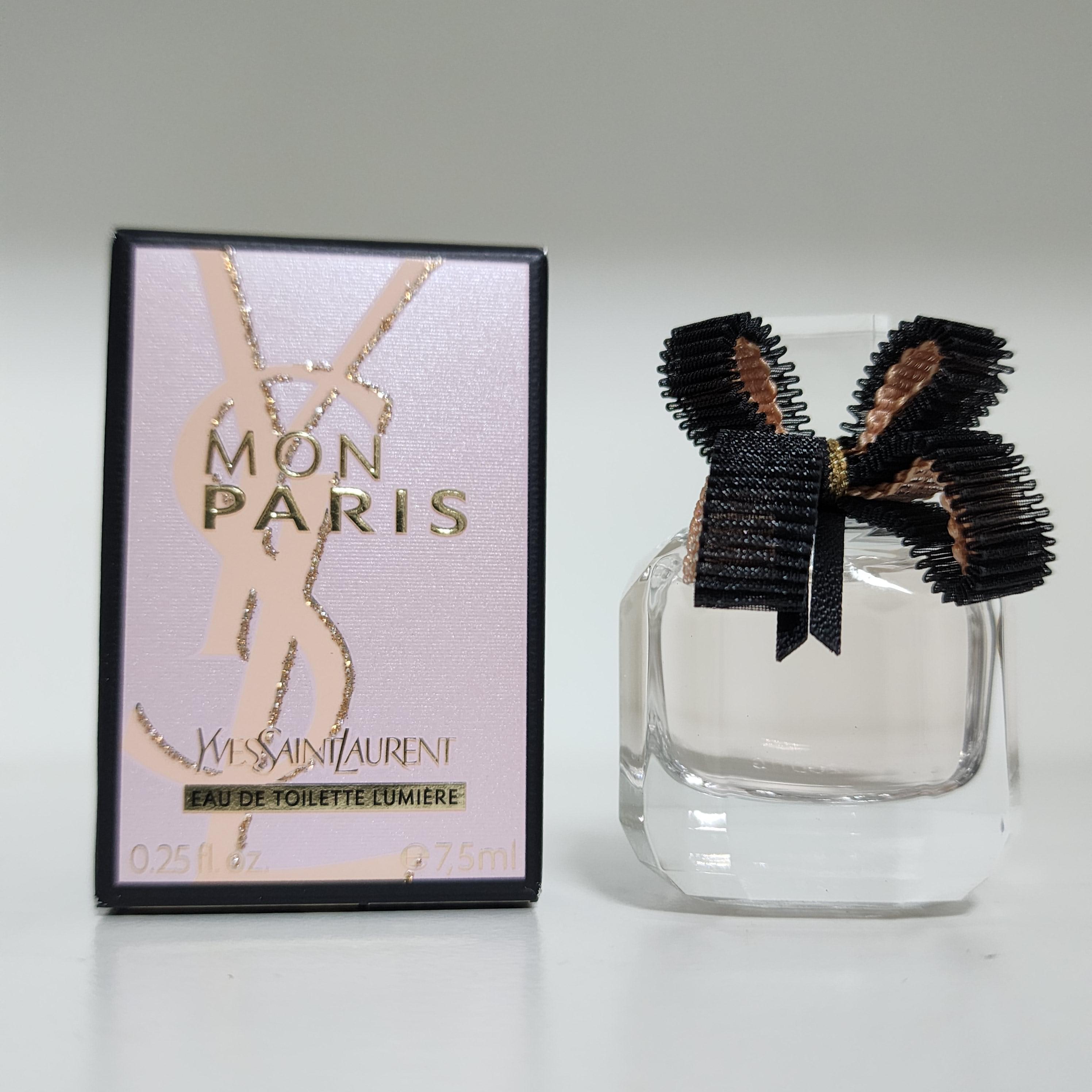 น้ำหอมจิ๋วมินิ YSL Mon Paris Lumiere EDT 7.5ml แบบแต้มมีกล่อง ( Mini Perfume น้ำหอมขนาดพกพา) น้ำหอมจิ๋วมินิ ขวดน่ารัก ตั้งโชว์ก็สวย พกพาก็สะดวก หัวแต้มตามจุดชีพจร