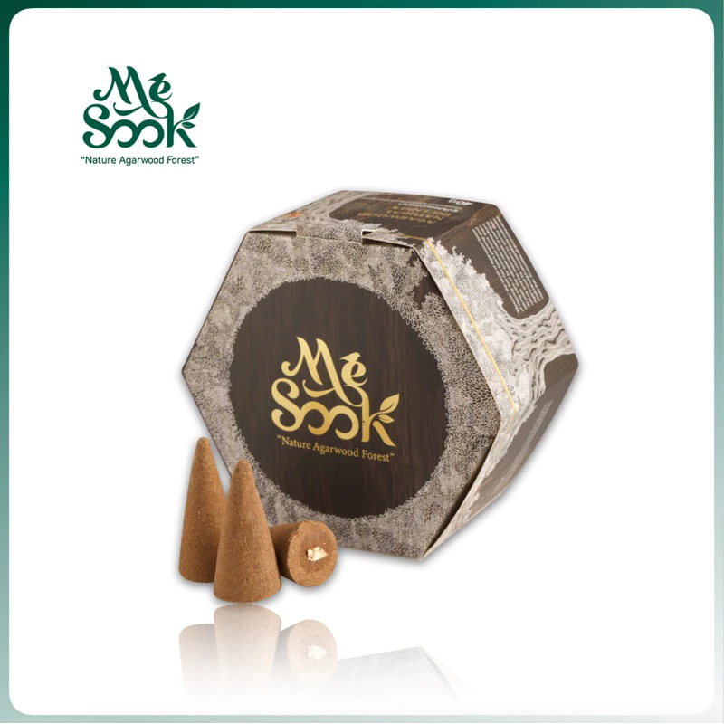 ธูปแก่นไม้กฤษณา 9ดอก ปิดทอง สักการะ องค์เทพพระพิขเนศ (50g.) รหัส 113-MS-061