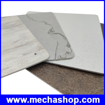 แผ่นหินเทียมตกแต่งผนังบ้าน หินวีเนียร์ ลาย 3 มิติเหมือนจริง 3D Slated Board Stone Veneer หนา 3 มม. ขนาดใหญ่ 1200 x 2440mm วัสดุ Pvc Resin&Calcium Powder(D90B6)