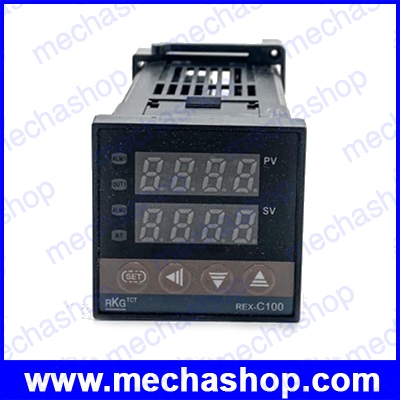 เครื่องวัดอุณหภูมิ เครื่องควบคุมอุณหภูมิ Temperature Controller REX-C100FK02-M*AN Relay Output เอาพุทรีเลย์