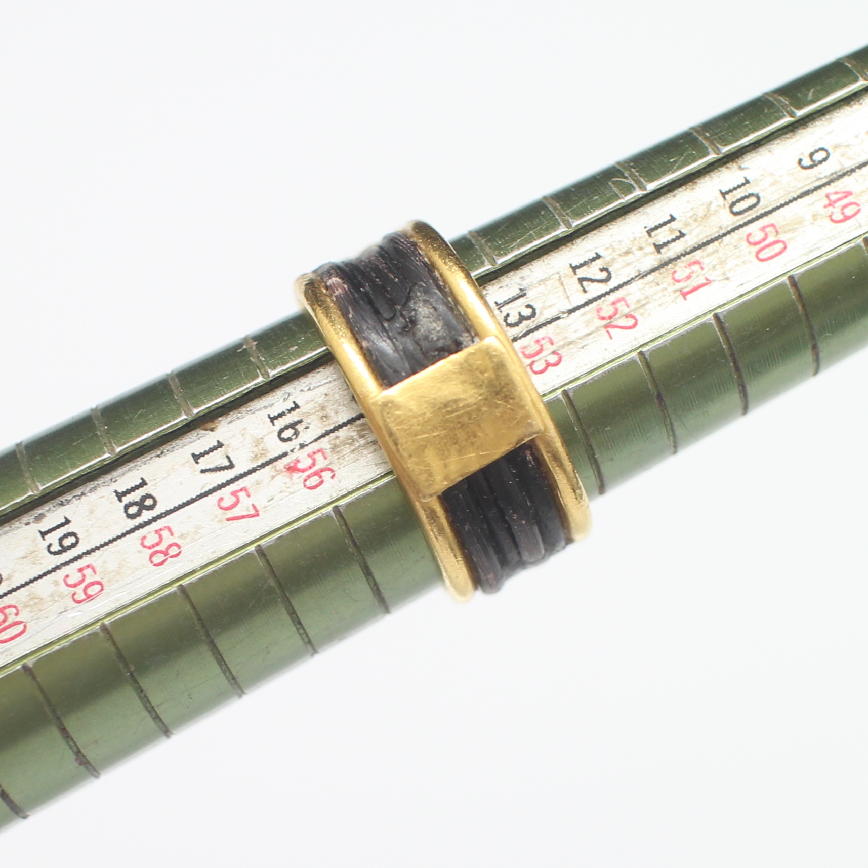 RG250171 แหวนหางช้างทองลงยา ทองแท้ 90% นน.รวม 8.3 กรัม ขนาดแหวน 60