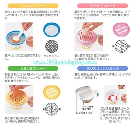 Combi- ชุดเตรียมอาหารสำหรับเด็ก คอมบิ หมีพูห์ Combi Pooh Cooking Set ราคา 1100 บาท ส่งฟรี อุปกรณ์ชุดนี้ใช้เตรียมอาหารเสริมสำหรับเด็ก สะดวกแก่การพกพา