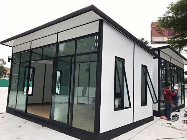 ออฟฟิศสำเร็จรูป บ้านสำเร็จรูป 3.60x5.40 เมตร