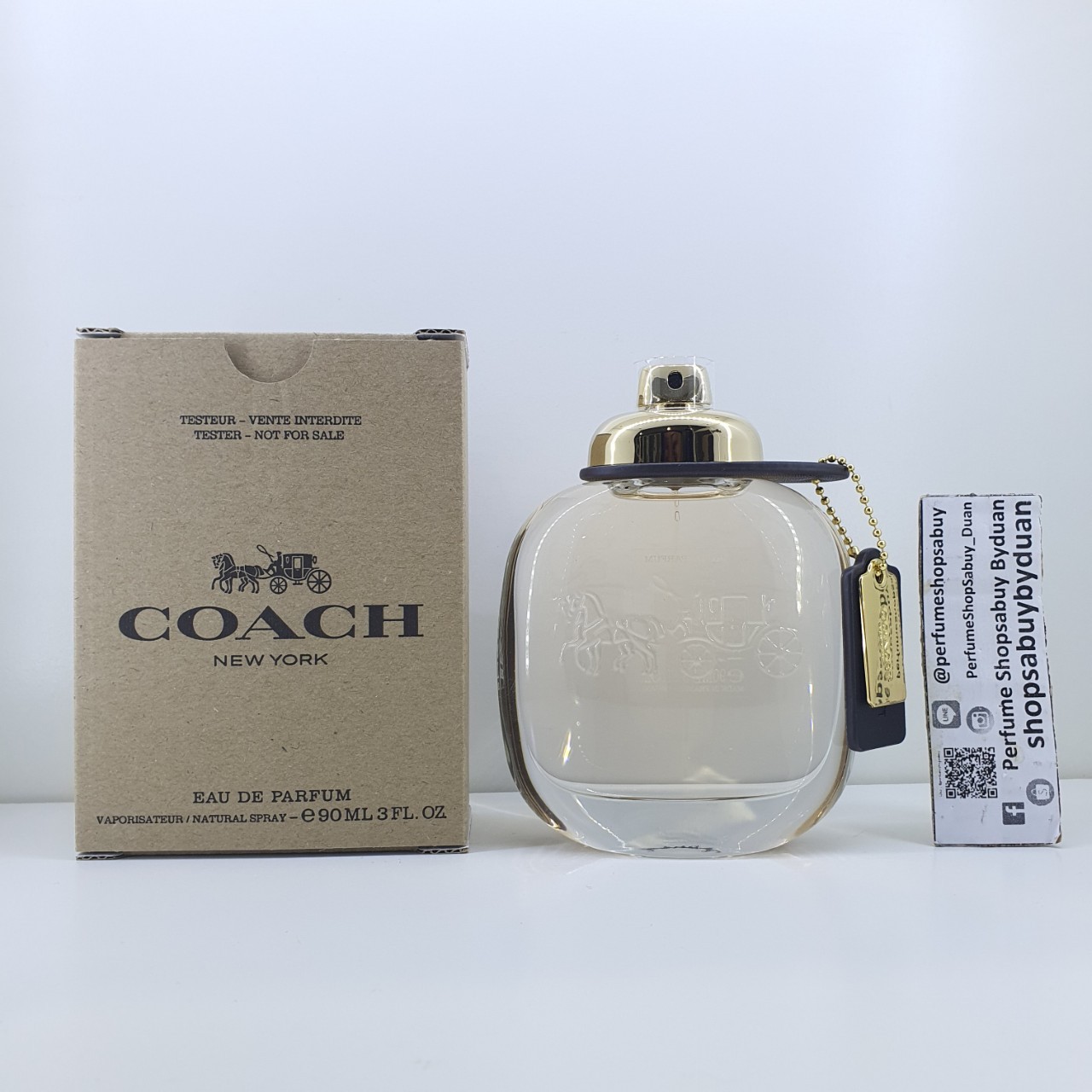 น้ำหอมแท้ Coach New York Eau De Parfum 90ml กล่องเทสเตอร์