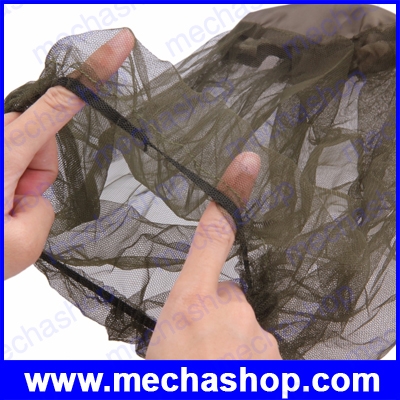 ตาข่ายกันยุง ตาข่ายกันแมลง ตาข่ายกันผึ้ง Midge Mosquito Insect Hat Bug Mesh Head Net Face Protector